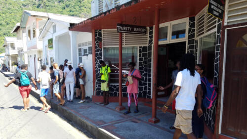 People on the Street in St. Lucia