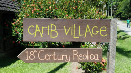 Carib Village Sign